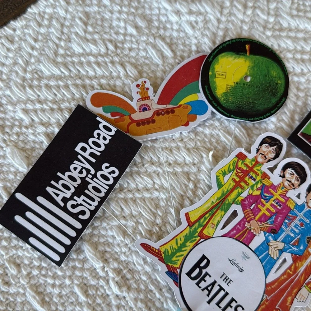 Custom Made Beatles Birthday Cake Topper